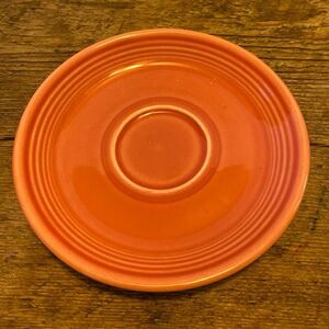 Fiestaware Retired Persimmon Classic Rim Saucer